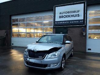 Vrakbiler auto Skoda Fabia Fabia II Combi, Combi 5-drs, 2007 / 2014 1.2 TDI 12V Greenline 2012/2