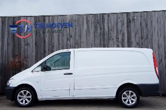 skadebil auto Mercedes Vito 110 CDi Lang Airco Stoelverwarming Alu 70KW Euro 5 2014/1