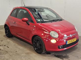 Damaged car Fiat 500 0.9 TwinAir 85 Hatchback  Benzine 875cc 63kW (86pk) FWD 2011/8