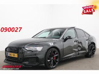 uszkodzony samochody osobowe Audi A6 Limousine 55 TFSI e Quattro S-Line Schuifdak LED ACC Memory Camera AHK 2020/6