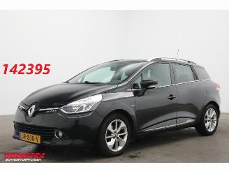 krockskadad bil auto Renault Clio Estate 1.5 dCi ECO Limited Navi Airco Cruise PDC AHK 2016/6