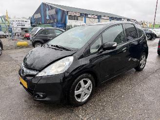 krockskadad bil auto Honda Jazz 1.4 Hybrid Pano Clima Leer Exclusive 2012/8