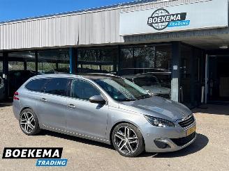 krockskadad bil auto Peugeot 308 SW 2.0 BlueHDI Allure Automaat Navigatie Panorama 2014/11