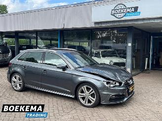 krockskadad bil auto Audi A3 Sportback 1.4 TFSI CoD S-Line Navigatie Cruise Climate PDC 2015/6