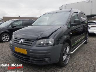 skadebil bedrijf Volkswagen Caddy 2.0 TDI Maxi 140pk Dubbele Schuifdeur Navi 2010/1