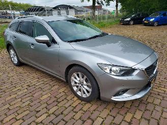 krockskadad bil motor Mazda 6 2.2 D Sky Line AUTOMAAT + Apk 2014/9