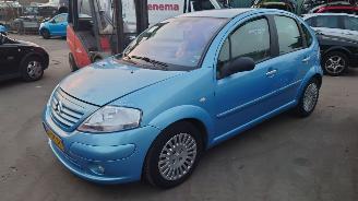 Vrakbiler auto Citroën C3 2002 1.6 16v NFU Blauw KMYB onderdelen 2002/10