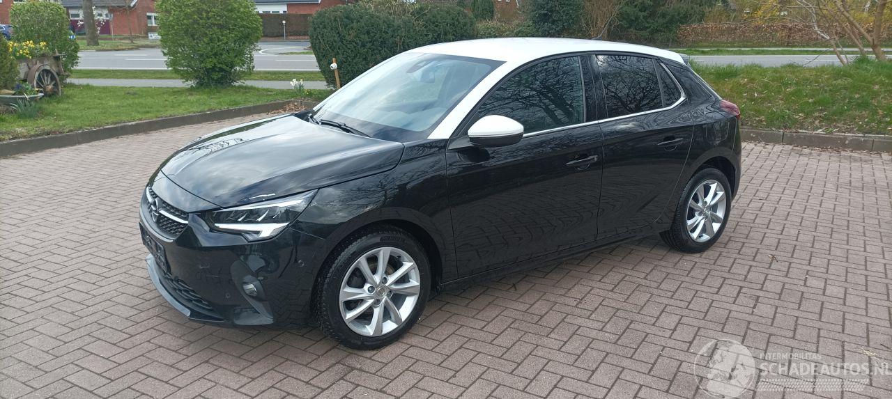 Opel Corsa 1.2 Elegance Full-Led Digitale cockpit Climatecontrol CruiseControl Stoelverwarming stuurwiel met verwarming Achteruitrijcamera parkeersensoren Blindspot Privacyglas Led Mistlampen 16-inch Opel velgen Apple CarPlay Android regensensor Dimmende binnenspieg