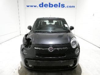 Damaged car Fiat 500L 1.3D   LOUNGE 2017/6
