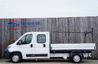 skadebil auto Fiat Ducato 2.3 MJT Open Laadbak Dubbel Cabine Airco Trekhaak 96KW Euro 5 2016/8