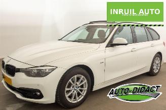 uszkodzony samochody osobowe BMW 3-serie 318i Automaat Elek Dak Clima Navi Leder Corporate Lease Executive 2018/2