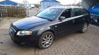 Vrakbiler auto Audi A4 Avant 2005 3.0 TDI BKN GCX Quattro Zwart LZ9Y onderdelen 2005/3