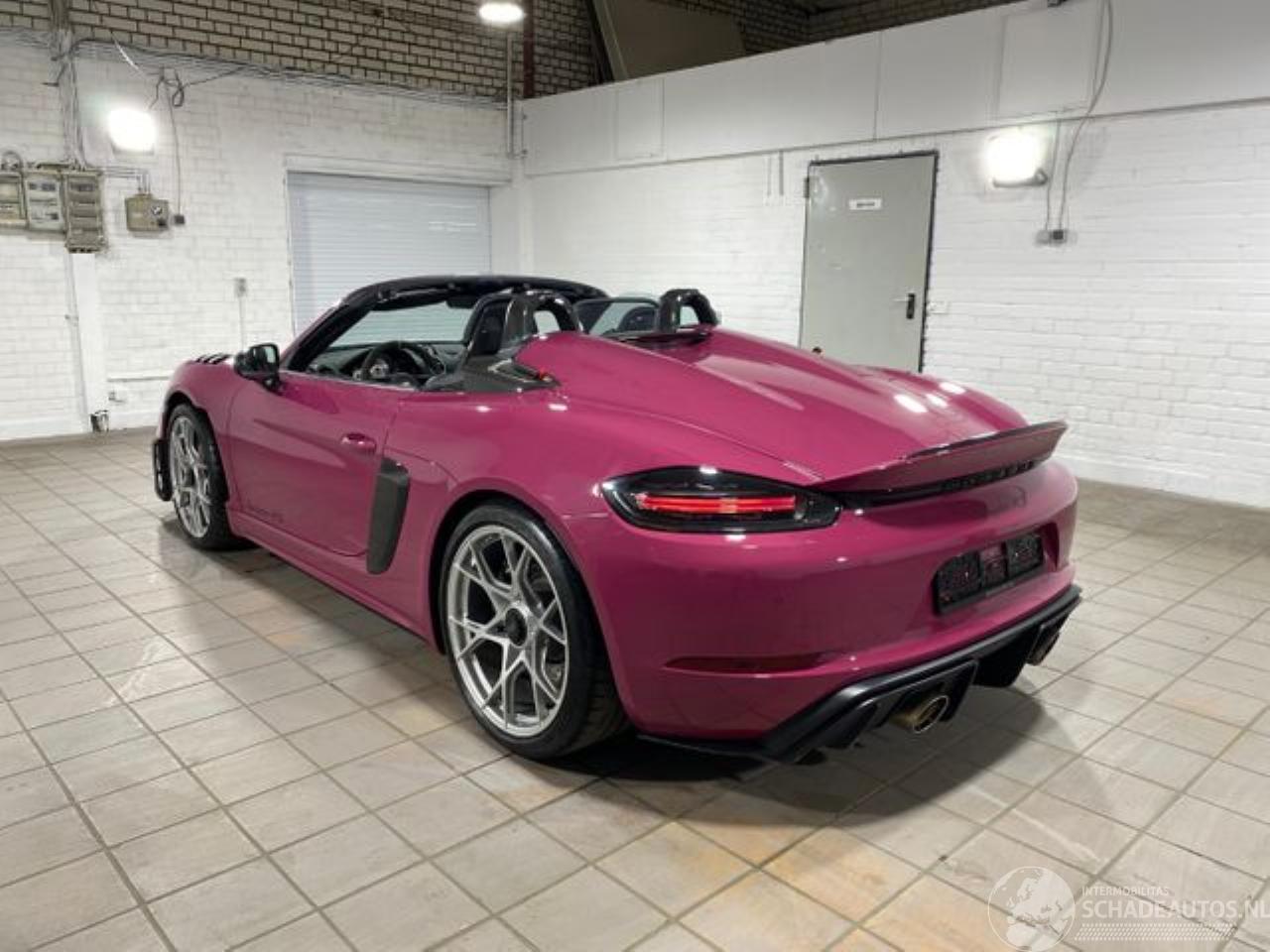 Porsche 718 Boxster Spyder RS WEISSACH/LIFT/CHRONO/KAM