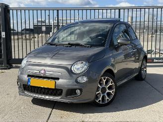 skadebil auto Fiat 500S 0.9 TwinAir Turbo Pano Digitale teller Airco Nap 2014/11