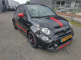 krockskadad bil auto Fiat 500C 500 Cabrio|1.4 Abarth|Automaat|Compezione 595 |2017|80dkm|205PK!Getuned! 2017/1
