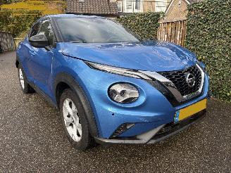 krockskadad bil auto Nissan Juke 117pk DIG-T Acenta Camera | Cruise | Carplay | 17\\ 2020/4