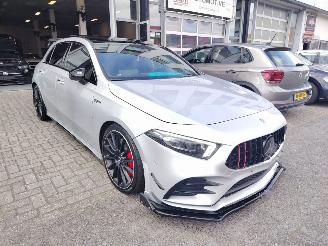 krockskadad bil auto Mercedes A-klasse A35 A45S Pano Burmester 360camera Memory FULL 2019/8
