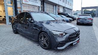 krockskadad bil auto Mercedes C-klasse AMG Schuifdak Camera Full options 2023/10