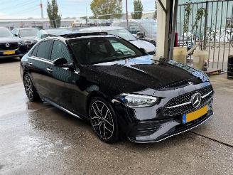 Mercedes C-klasse 300d AMG LINE PANO 360camera FULL picture 3