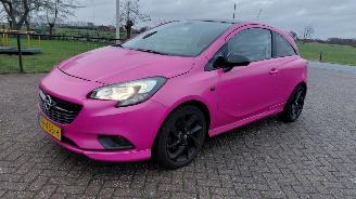 Voiture accidenté Opel Corsa 1.0i turbo  90pk airco navi 2017/8