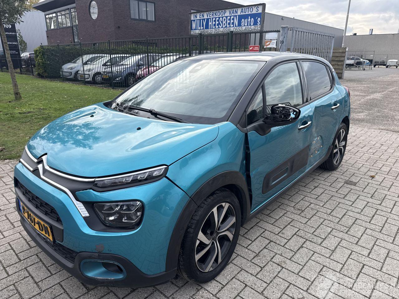 Citroën C3 1.2 AUTOMAAT SHINE 56266KM BOUWJAAR 2022  VASTE PRIJS 9750 EURO