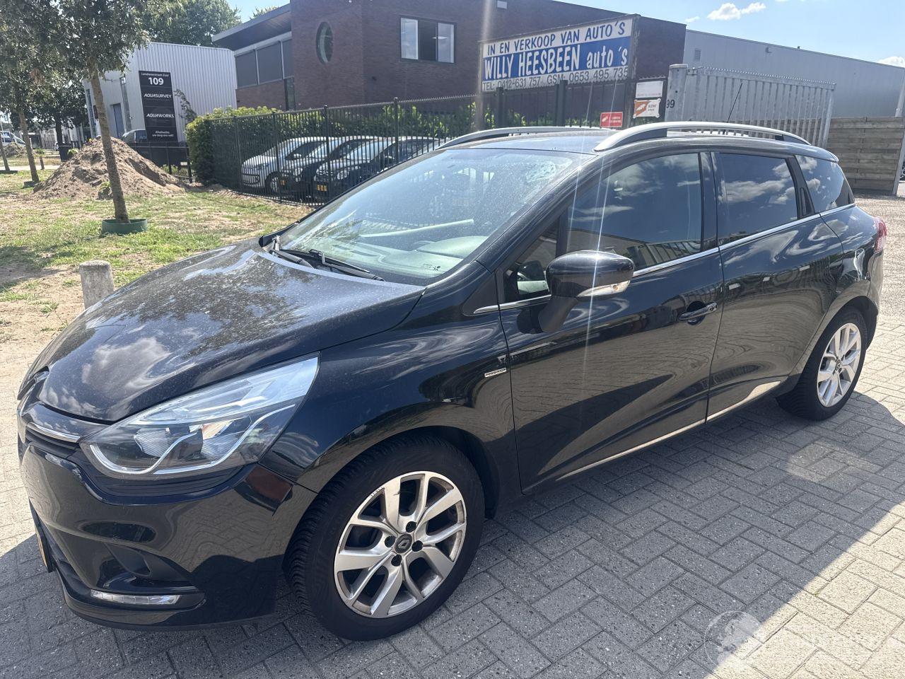 Renault Clio 0.9 LIMITED LICHTE ZIJSCHADE! BOUWJAAR 2018 103945 KM  4999 EURO