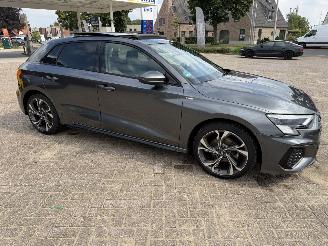 krockskadad bil auto Audi A3 TFSi 150 Pk Sportback S-Line Panoramadak 2023/2