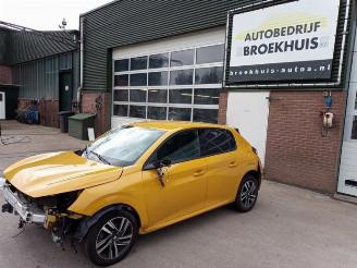 Vrakbiler auto Peugeot 208 208 II (UB/UH/UP), Hatchback 5-drs, 2019 1.5 BlueHDi 100 2020/7