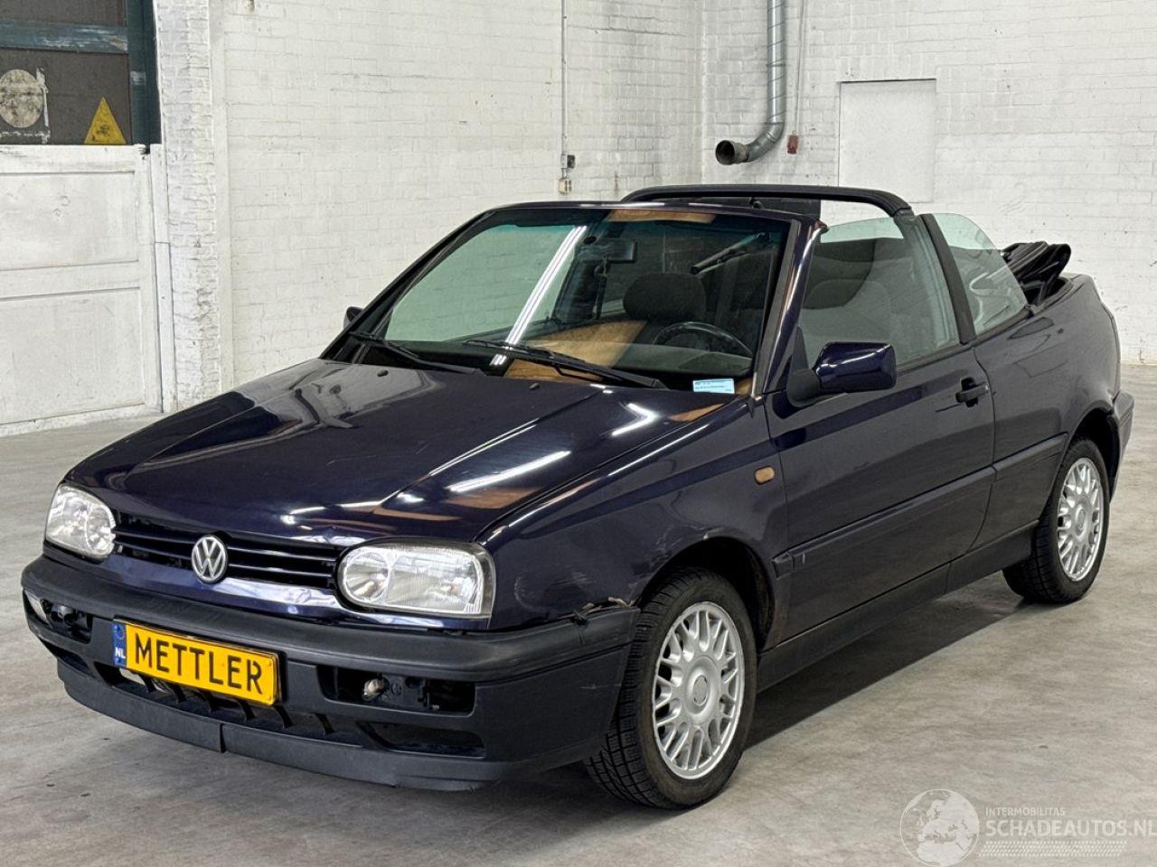 Volkswagen Golf 1.8 Cabrio  Benzine 1.781cc 55kW (75pk) FWD