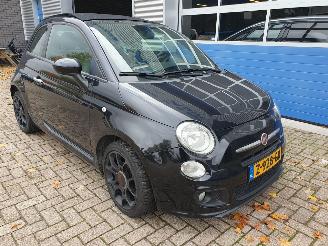 krockskadad bil auto Fiat 500C 1.2 Lounge cabrio 2013/11