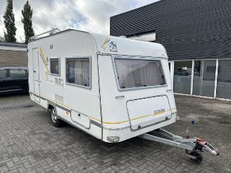 skadebil caravan Knaus  Sudwind Voortent Fietsendrager 2003/1