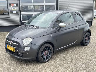 damaged passenger cars Fiat 500 0.9 TwinAir Blackjack 2011/1