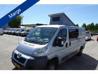dañado camper Peugeot Boxer peugeot boxer buscamper met hefdak draai stoel 2 x schuifdeur clima 2012/8