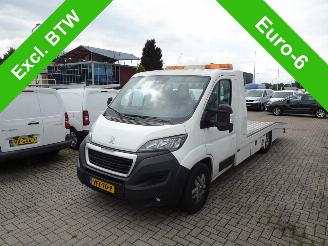krockskadad bil bedrijf Peugeot Boxer 435 2.2 BlueHDi 165 L3H3 Zwaar pro tijhof opbouw luchtvering zeer compleet 2020/4