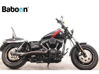 krockskadad bil motor Harley-Davidson V-Strom 650 FXDF Dyna Fat Bob 2014/1