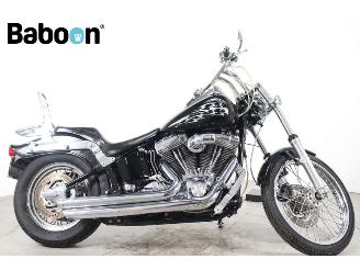 krockskadad bil motor Harley-Davidson  FXSTC Softail Custom 2004/7