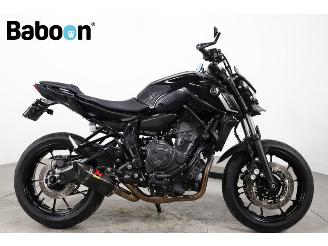krockskadad bil motor Yamaha MT-07 ABS 2024/7