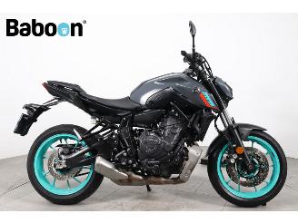 krockskadad bil motor Yamaha MT-07 ABS 2024/2