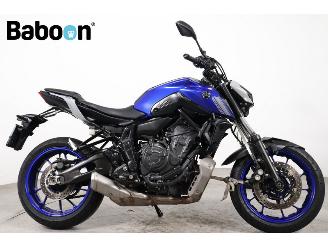 krockskadad bil motor Yamaha MT-07 ABS 2021/5