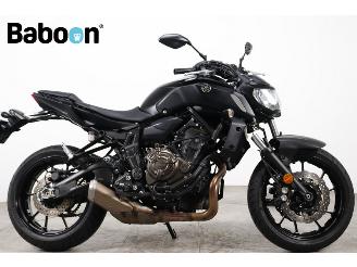 krockskadad bil motor Yamaha MT-07 ABS 2018/9