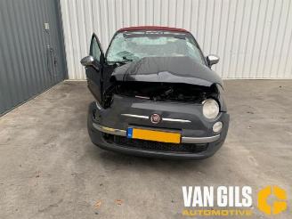 Coche siniestrado Fiat 500 500C (312), Cabrio, 2009 1.2 69 2011/1