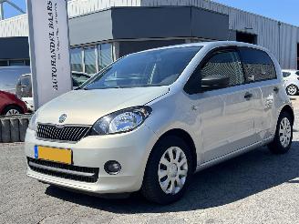 krockskadad bil auto Skoda Citigo 1.0 Greentech Arctic Air 2013/5