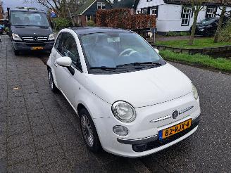 krockskadad bil auto Fiat 500 1.2i lounge 2011/3