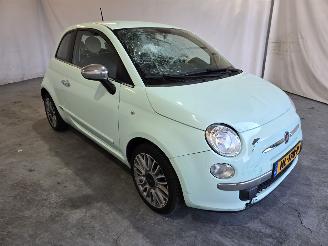 krockskadad bil auto Fiat 500 1.2 Lounge 2015/1