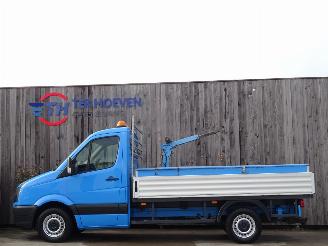 Schadeauto Volkswagen Crafter 2.0 TDi Open Laadbak Kraan Airco Cruise 120KW Euro 5 2013/10