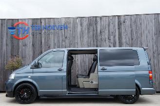 skadebil auto Volkswagen Transporter T5 2.5 TDi Lang Dubbele Cabine Airco Cruise Metallic 96KW Euro 4 2008/7