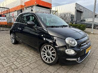 krockskadad bil auto Fiat 500 1.2 Lounge 2017/2