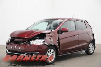 Coche siniestrado Mitsubishi Space-star Space Star (A0), Hatchback, 2012 1.0 12V 2019/7