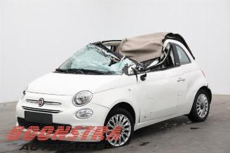 demontáž osobní automobily Fiat 500 500C (312), Cabrio, 2009 1.0 Hybrid 2020/10