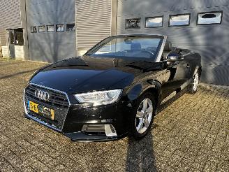 krockskadad bil auto Audi A3 1.5i CABRIO / AUTOMAAT / LEER / NAVI / CRUISE 2018/10
